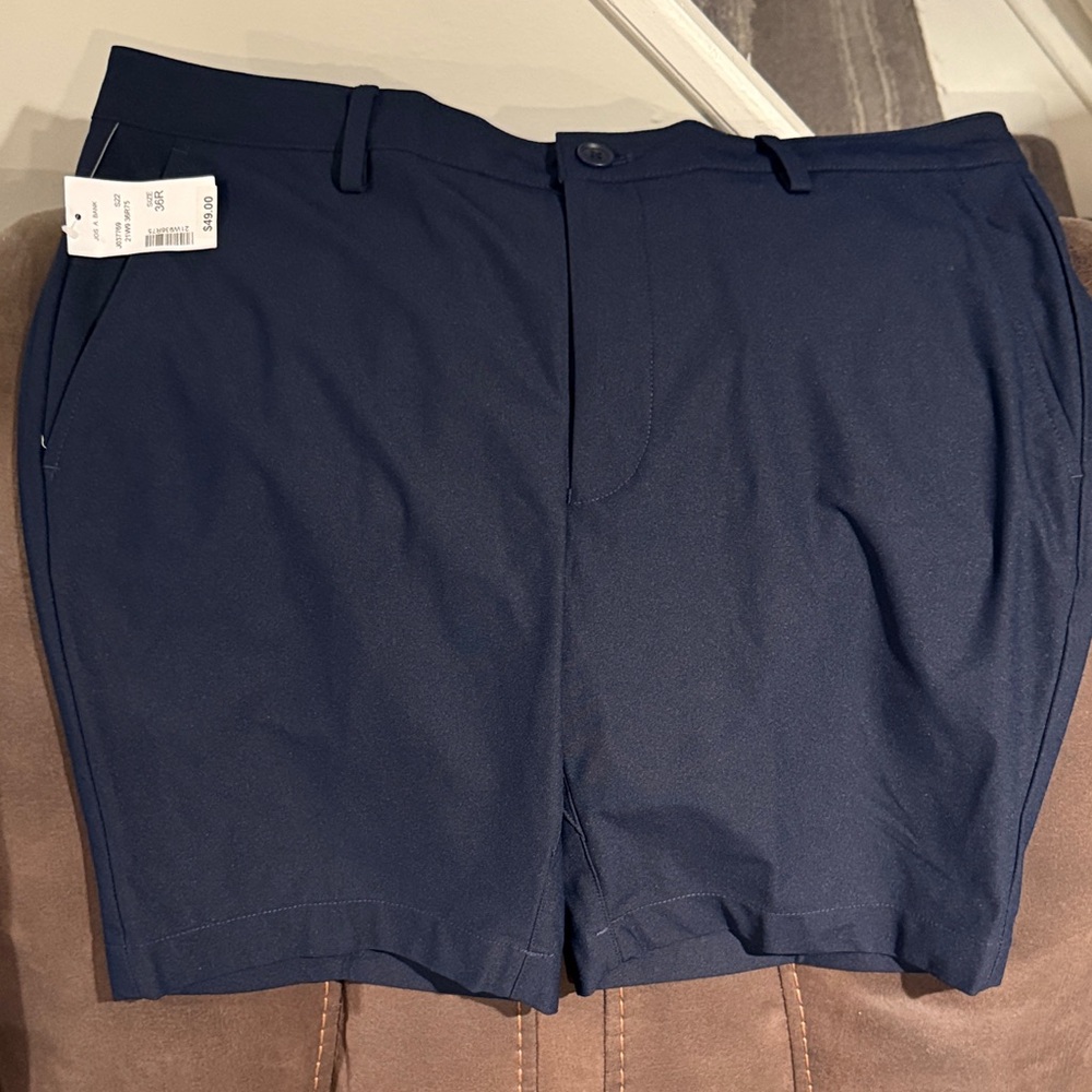 Jos. A. Bank Dark Blue Flat Front Shorts